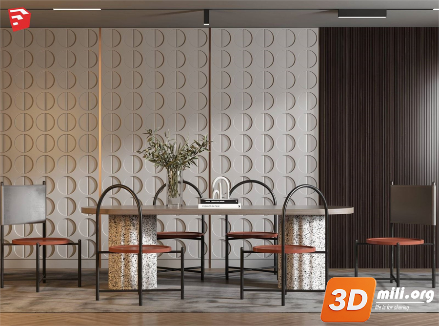 Dining Table Set Skp Files